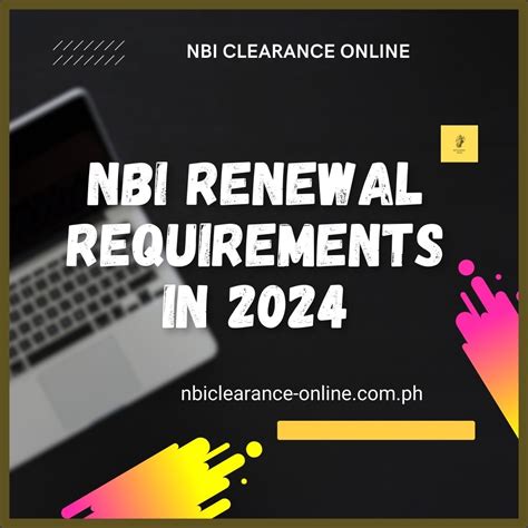 NBI Clearance Application and Renewal in 2024: Requirements .